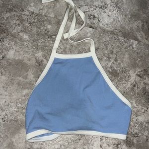 Garage halter top